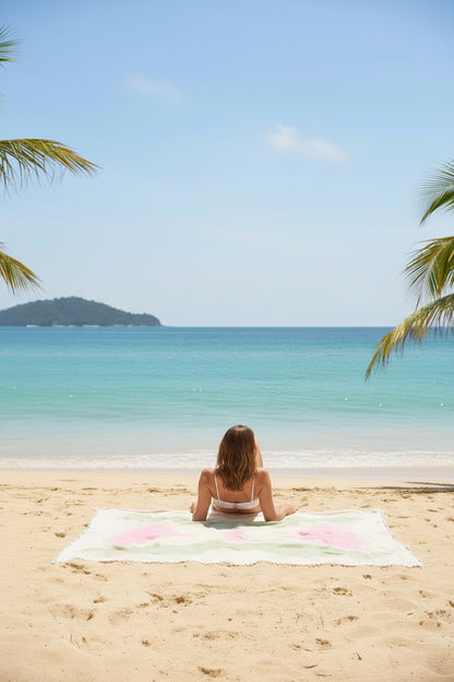 Multipurpose accessory for beach, picnic, winter scarf