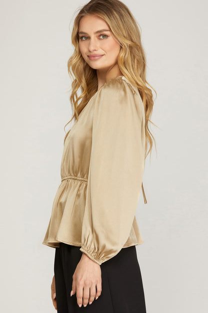 blouse IN  Satin
