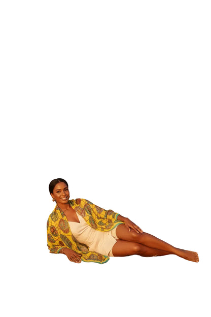 Transparent scarf for picnic, multipurpose beach cover