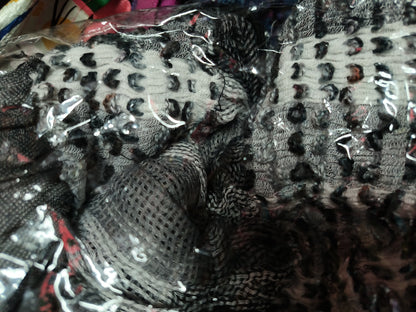 Multicolored winter scarf