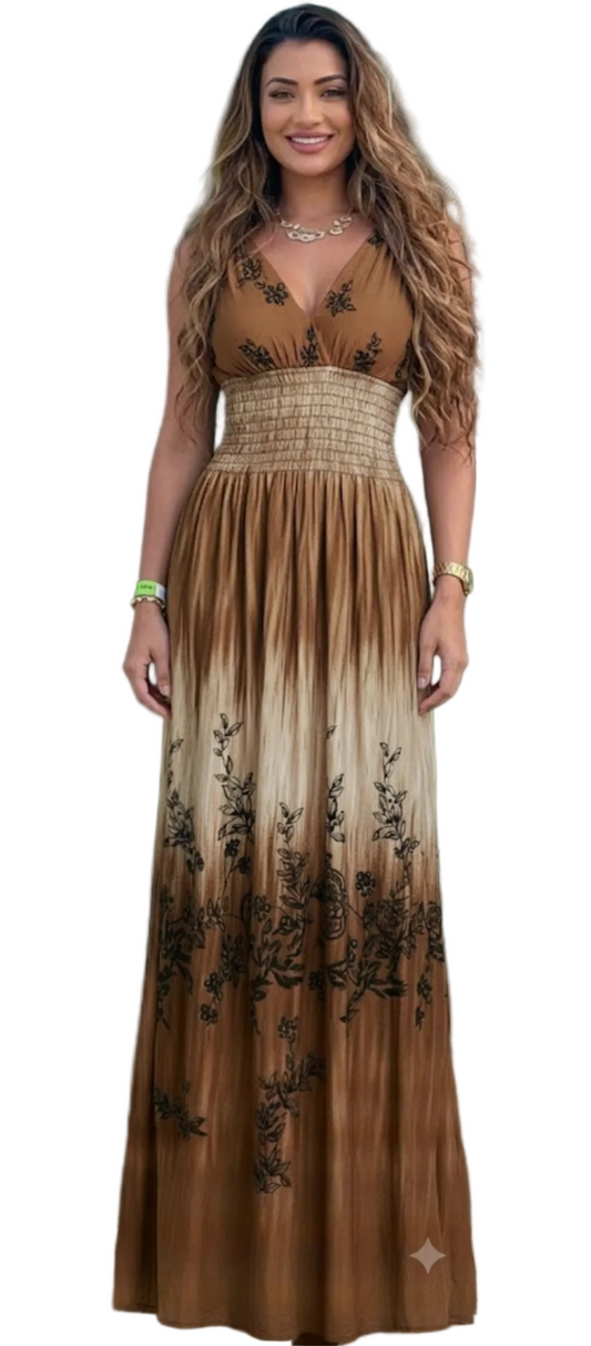 Long floral dress1
