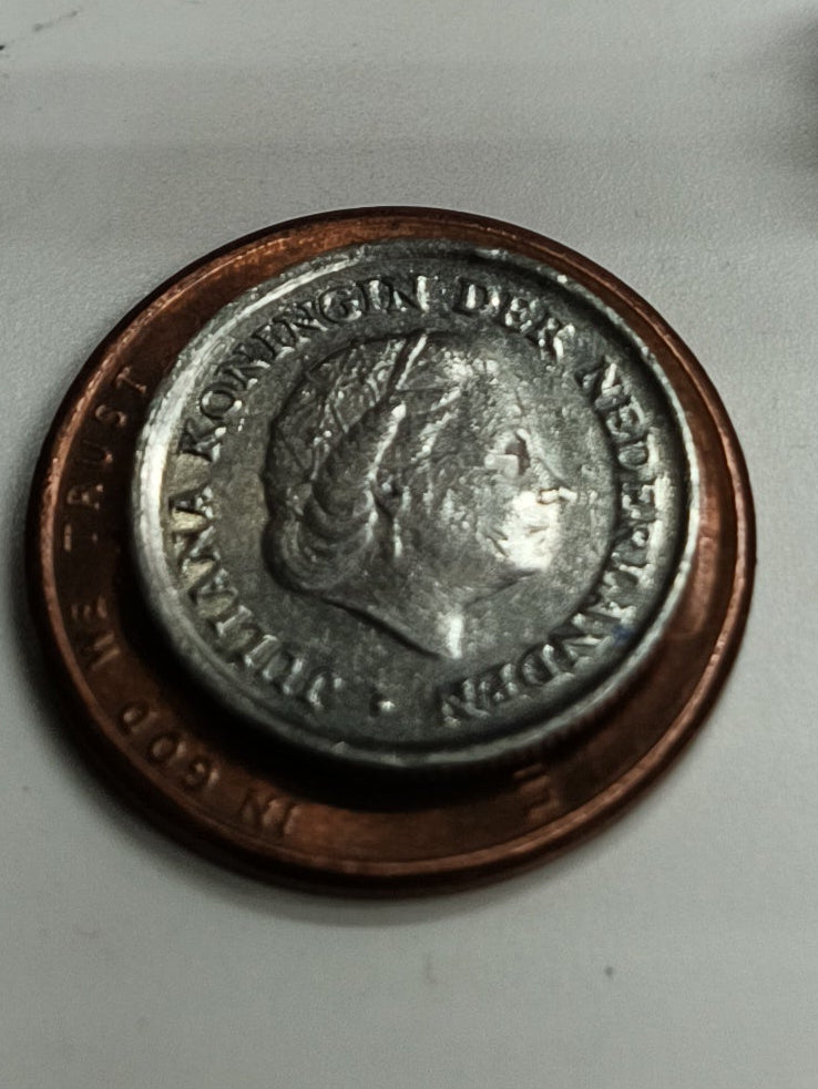 1980 Netherlands 10 Cents - Queen Juliana - Reina Juliana Corona