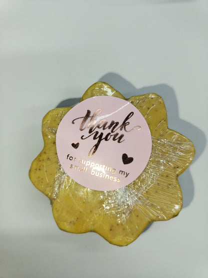 Handmade natural turmeric soap for face blemishes #1