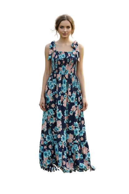 Long floral dress 6