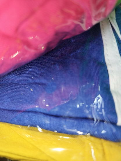 Conjunto de dos piezas color sólido con raya a los lados