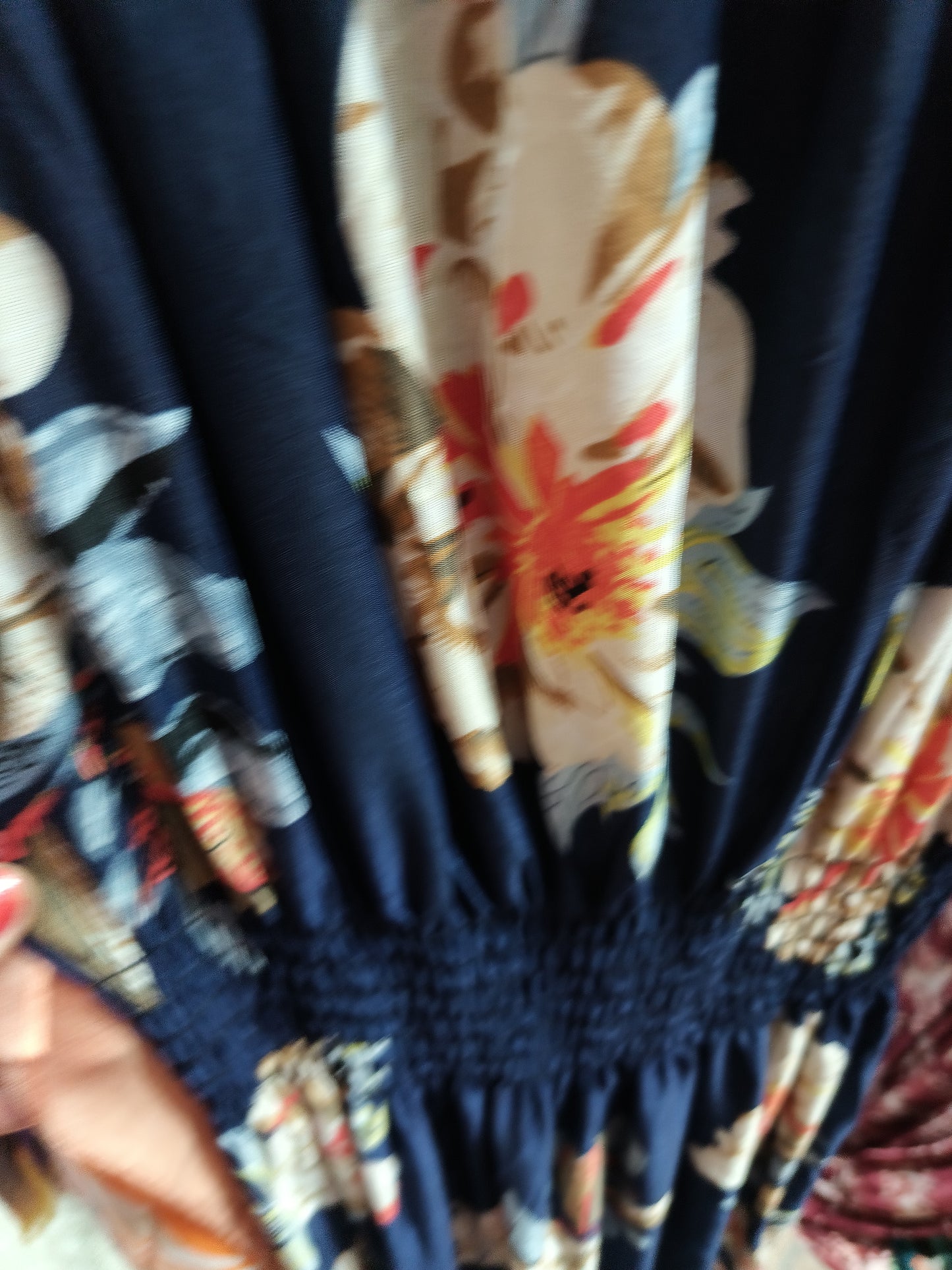 Long floral dress 9