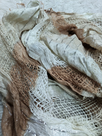 Elegant scarf with a touch of sparkle for any occasion Note: This product is not shipped without a minimum purchase required for shipping.