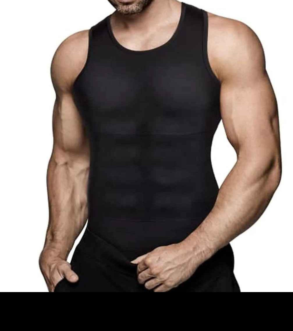 Camiseta de hombre American Cross-Border Fake Muscle con estampado invisible