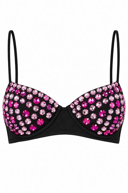 brasier de multicolores en negro