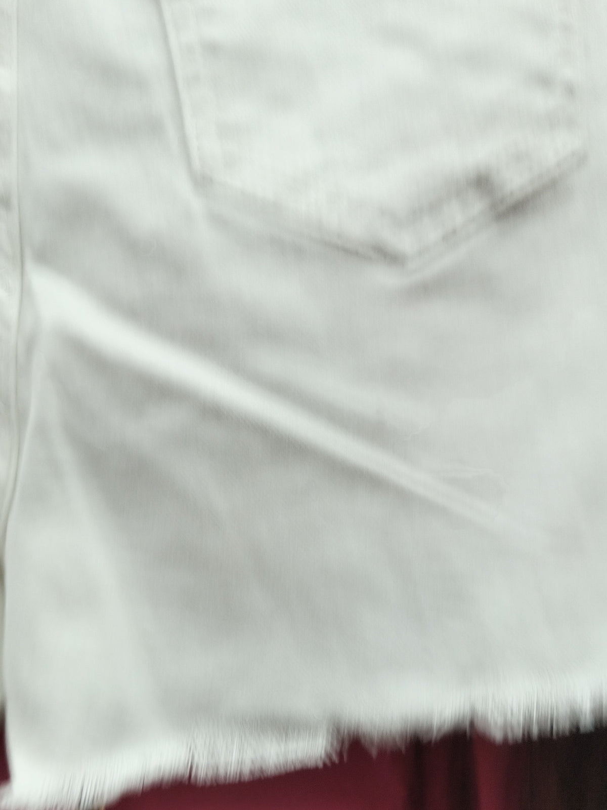 Pantalón corto en brillo color blanco con brillo# 3