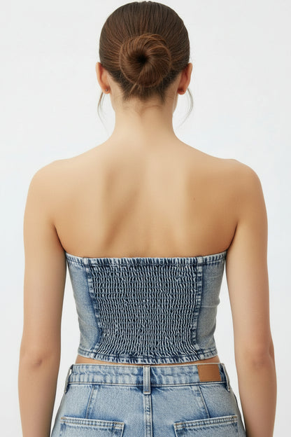 Blusa engine elástica