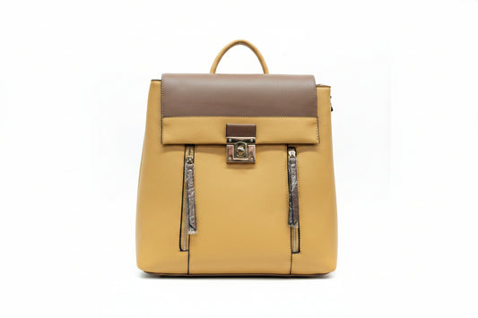 Color amarillo mostaza con Brown