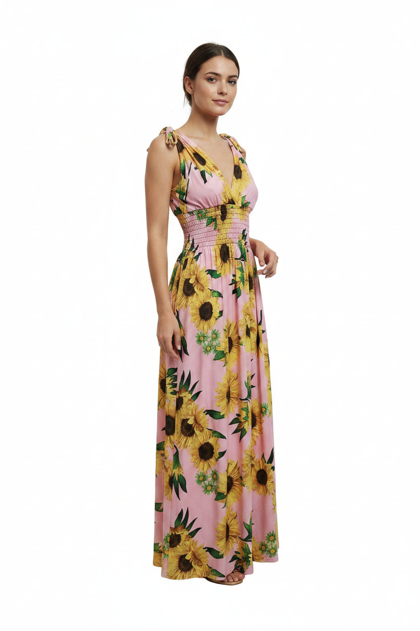 Long floral dress1