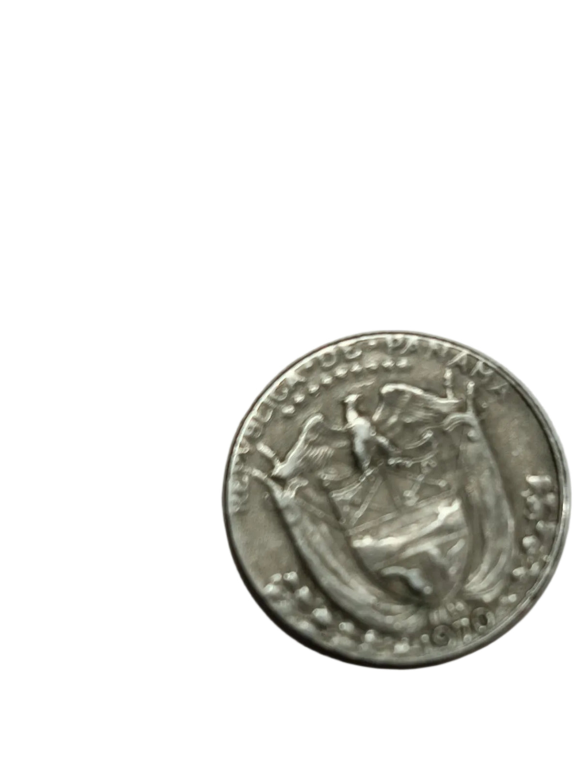 1970 Panama One Balboa - Vasco Núñez de Balboa - Plata 40%