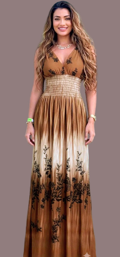 Long floral dress1