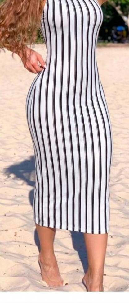 Vestido de tres colores