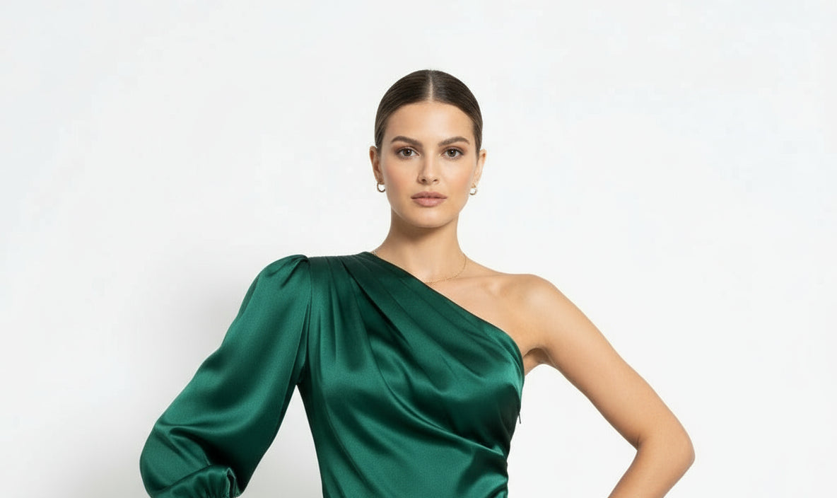 One-shoulder blouse