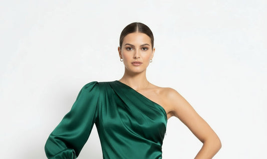One-shoulder blouse