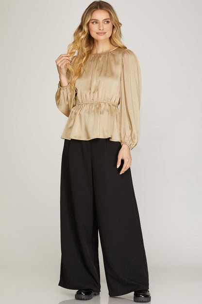 blouse IN  Satin