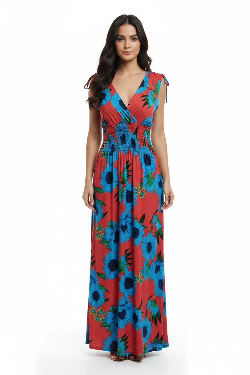 Long floral dress1