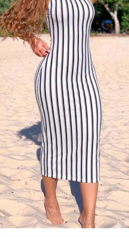 Vestido de tres colores