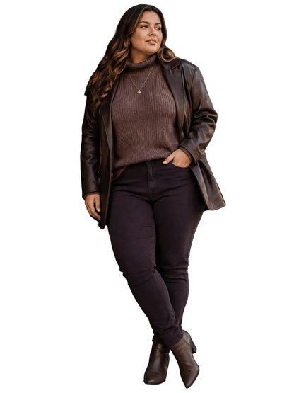 pantalón negro sólido