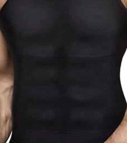 Camiseta de hombre American Cross-Border Fake Muscle con estampado invisible