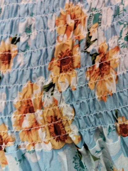 Long floral dress 6