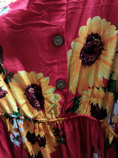 Long floral dress 4