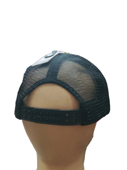 Gorra  con  lentejuela dorada con negro