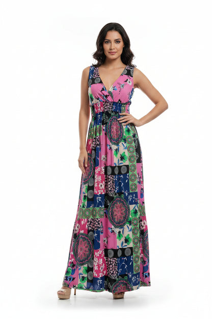 Long floral dress 8