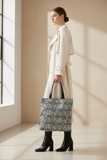Bolsa exclusivo printiado en 3D color gris