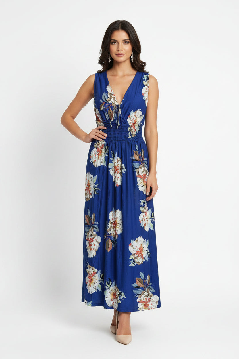 Long floral dress 9