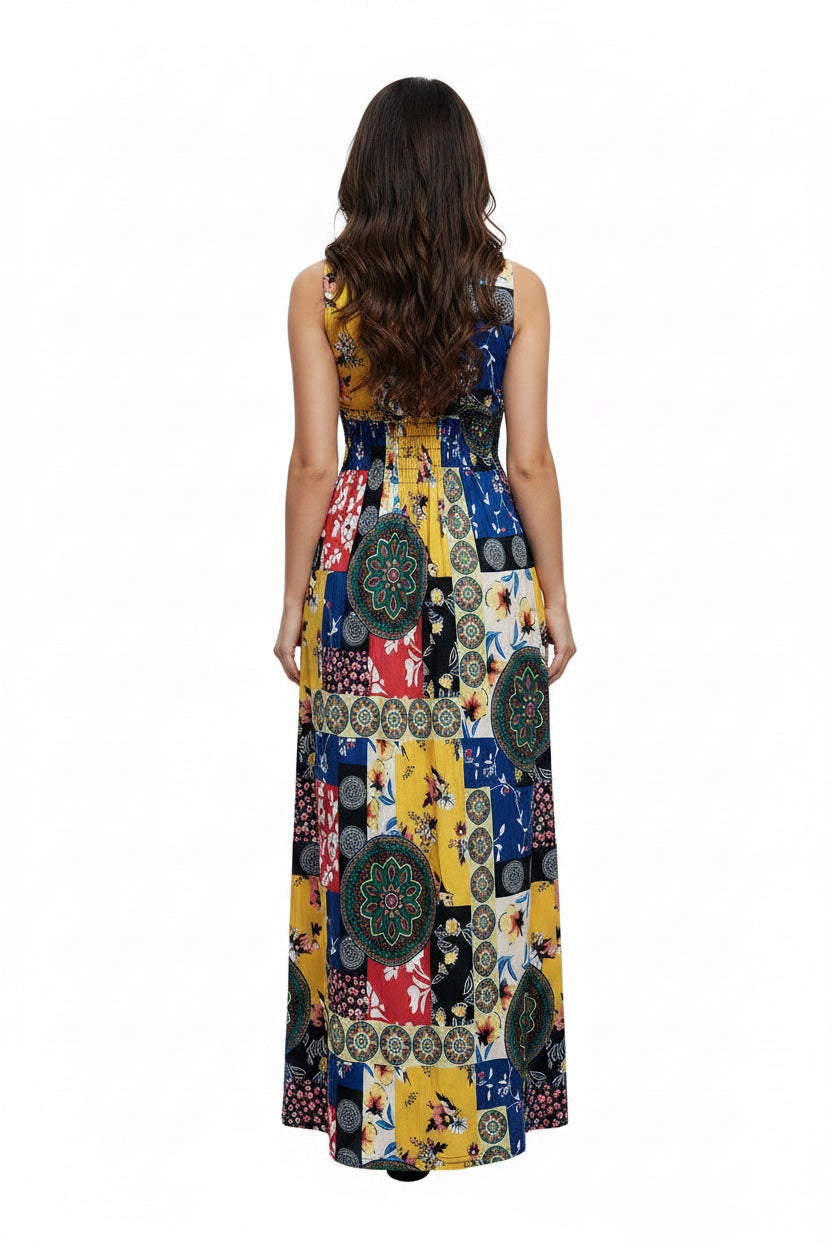 Long floral dress 8