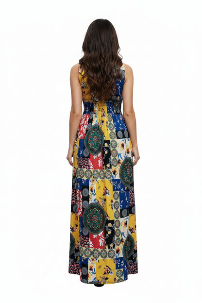 Long floral dress 8