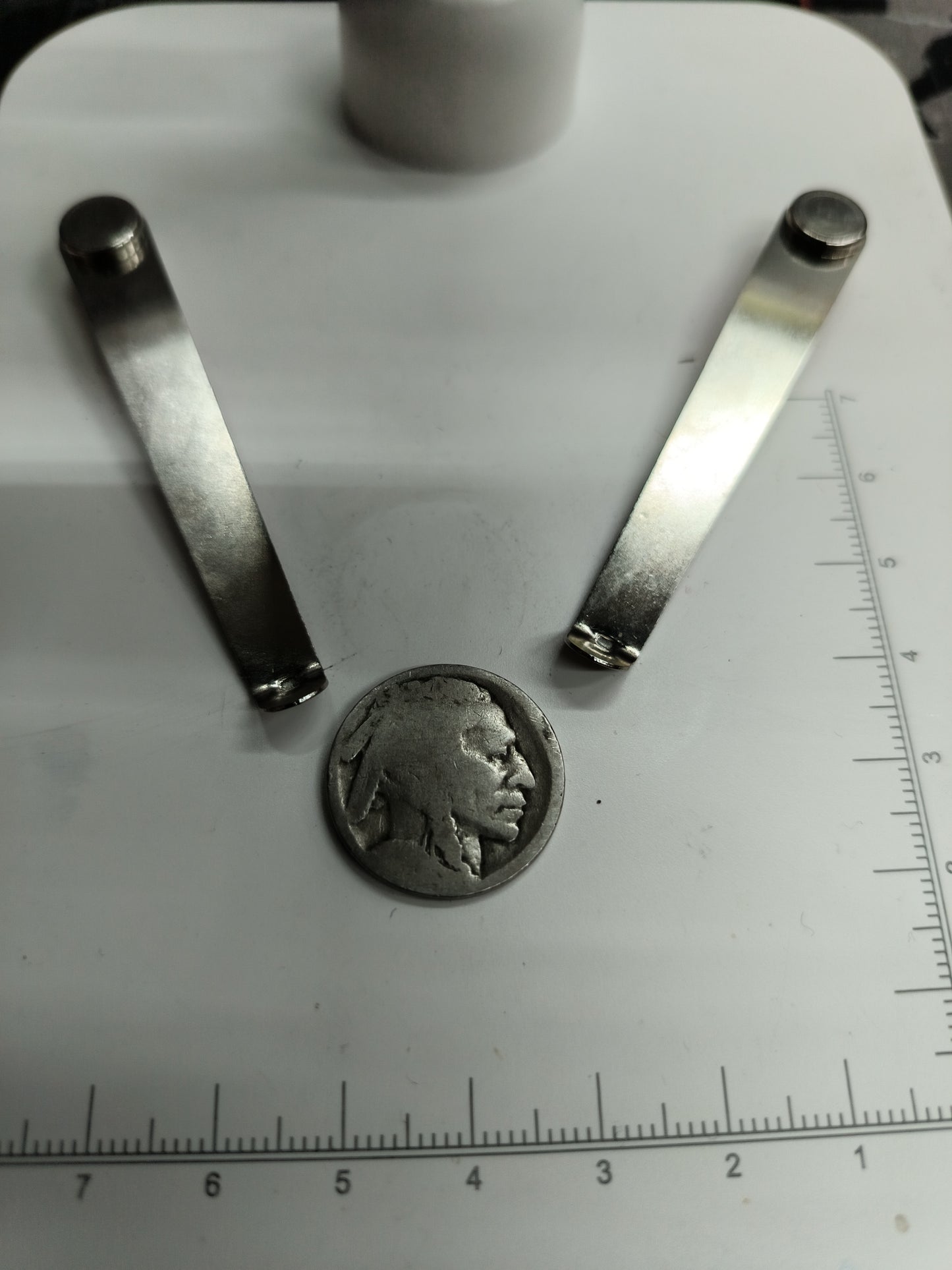 Buffalo Nickel Dateless - Ceca "D" Denver - El Fantasma del Pasado