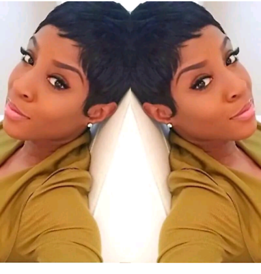 wig short black