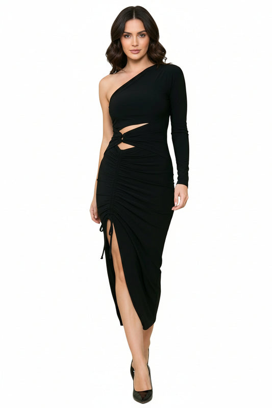 Dress elegant and sexy simple dress in black