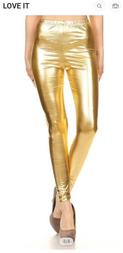 legging Silver and gold legging