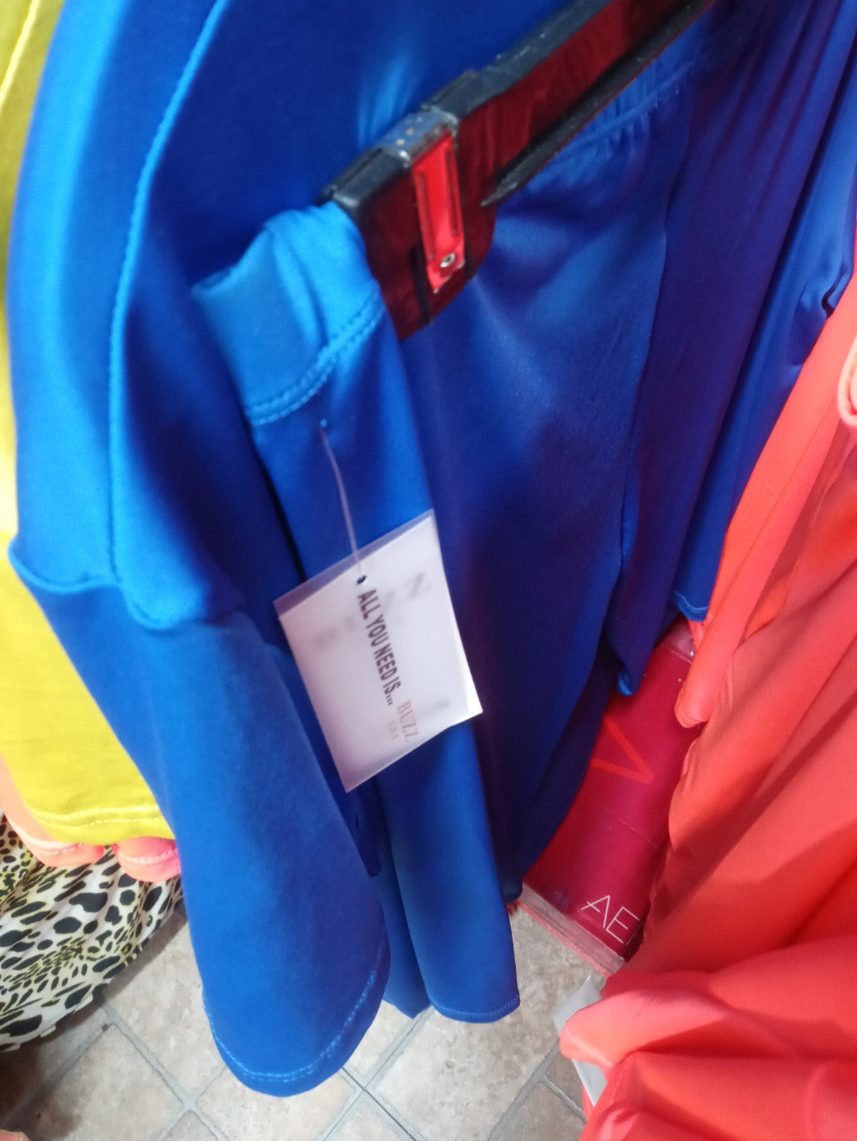 SWEATER AND CAPRI IN BRIGHT COLORS
